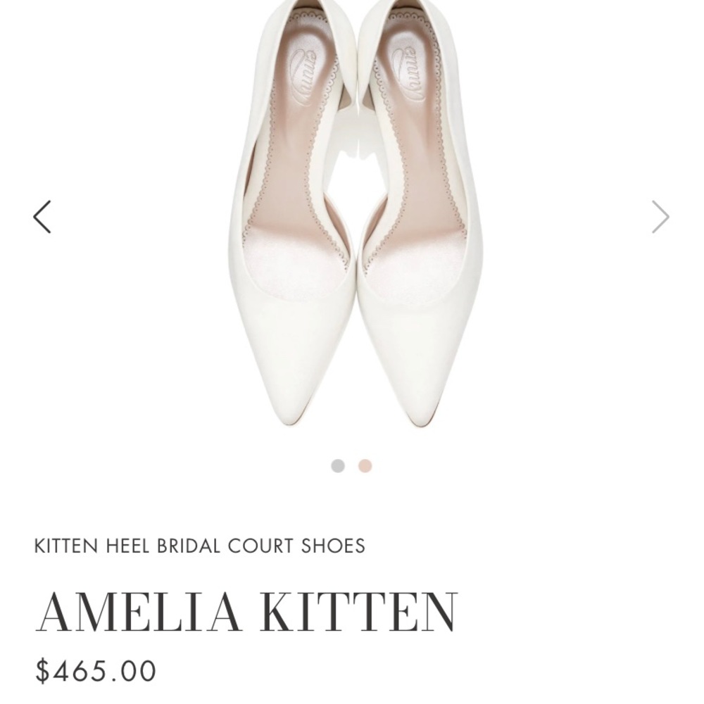 Emmy London bridal shoes NWT